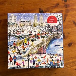 Galison Bow Bridge in Central Park 500 Piece Puzzle